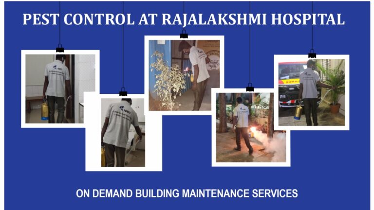 PEST CONTROL SERVICE At SAMMPRADA RAJALAKSHMI HOSPITAL